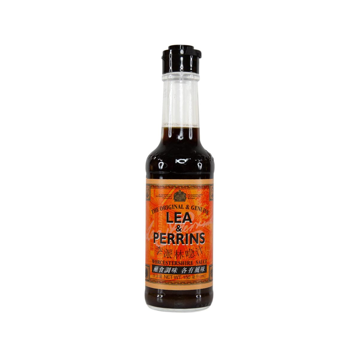 LEA & PERRINS Worcestershire sauce bottle, 150 mL, glass with black cap