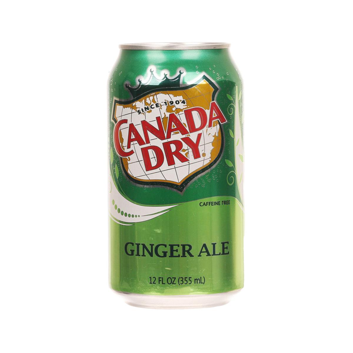 CANADA DRY caffeine-free ginger ale can, 12 fl oz (355 mL)
