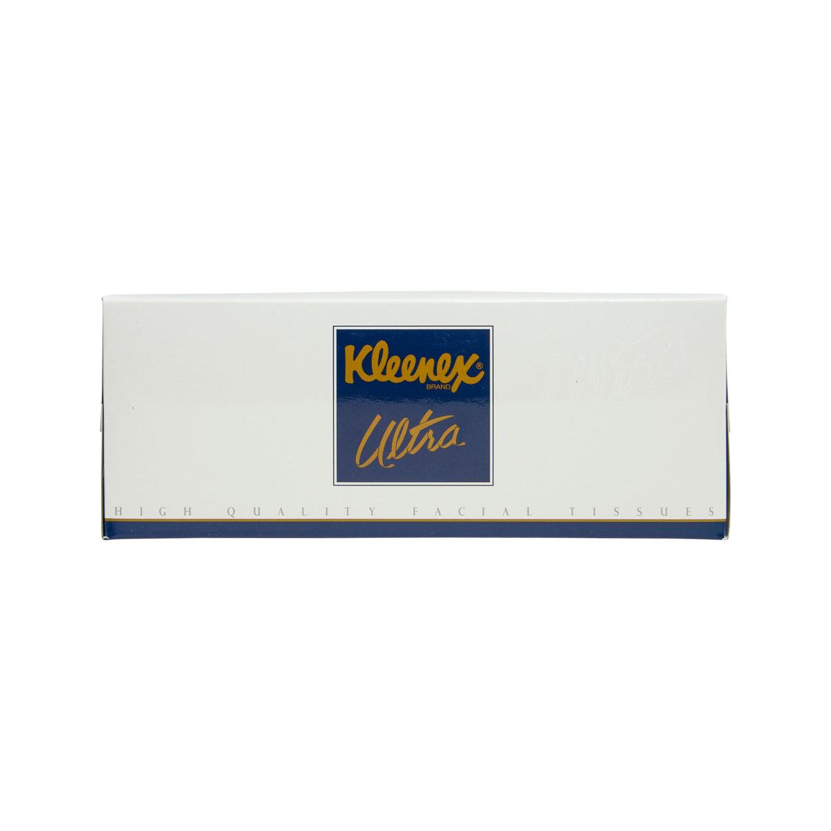 KLEENEX Ultra large tissue box with blue front label