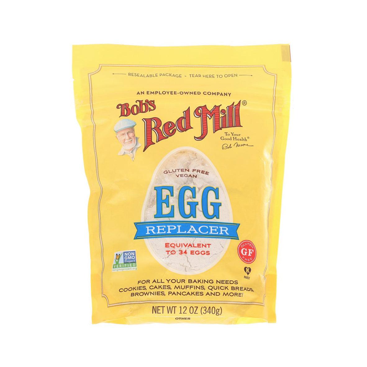 Bob's Red Mill egg replacer powder in 12 oz (340 g) resealable pouch