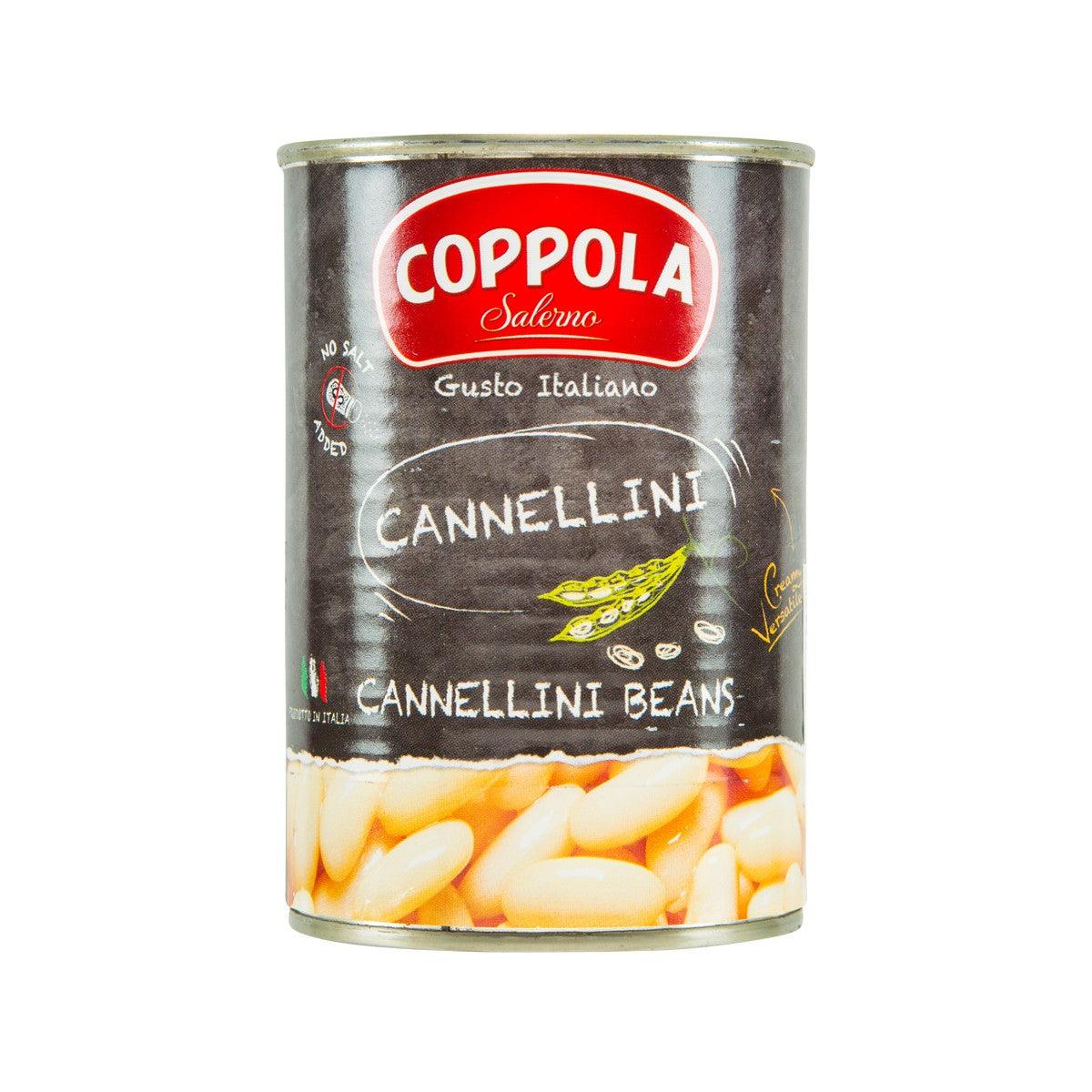 COPPOLA cannellini beans canned 400g, white beans in metal can