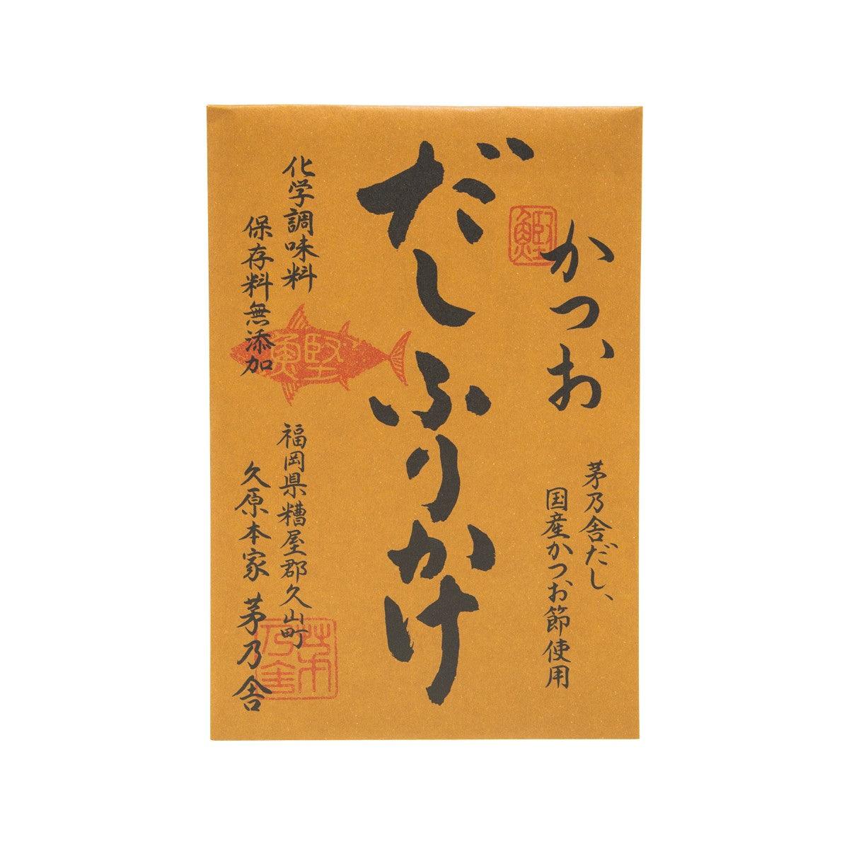 KAYANOYA Dashi furikake rice topping packet with Japanese bonito text on front