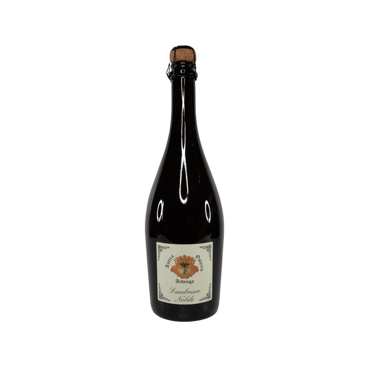ANTICA ARDENGA Lambrusco wine bottle, 750 mL, dark glass, foil seal