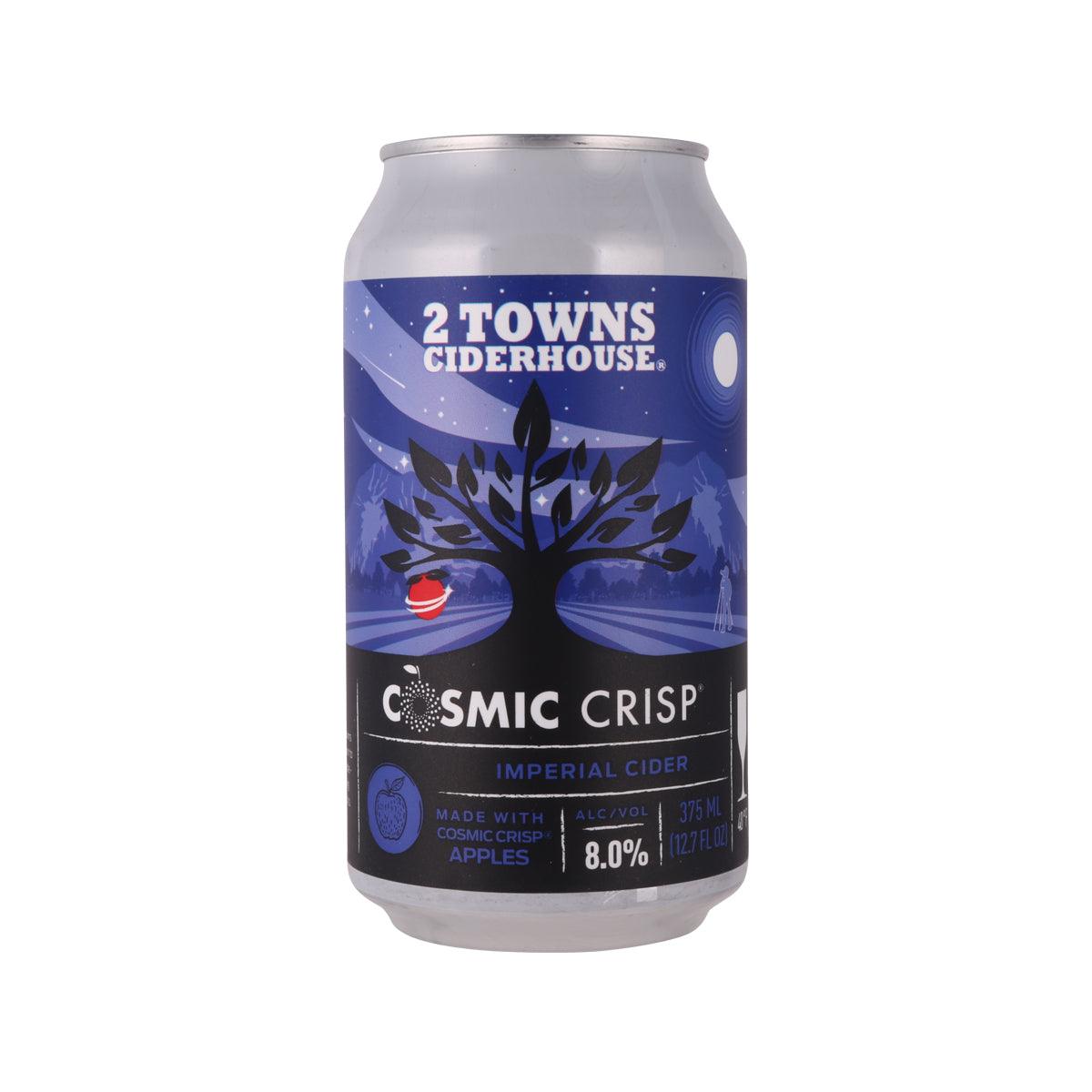 2 TOWNS CIDERHOUSE Cosmic Crisp Imperial Cider can, 8% alc, 375 mL