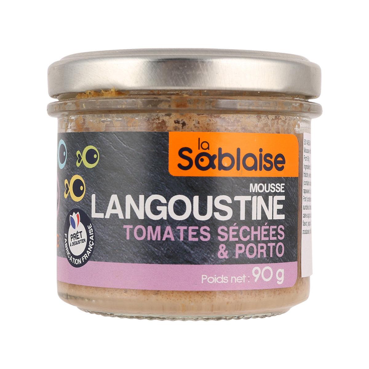 LA SABLAISE langoustine mousse jar with sundried tomatoes & port, 90 g