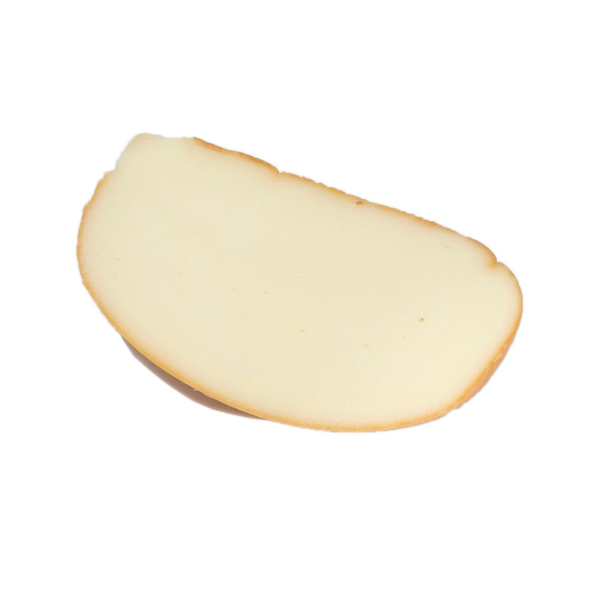 AMBROSI smoked treccione cheese slice, pale yellow