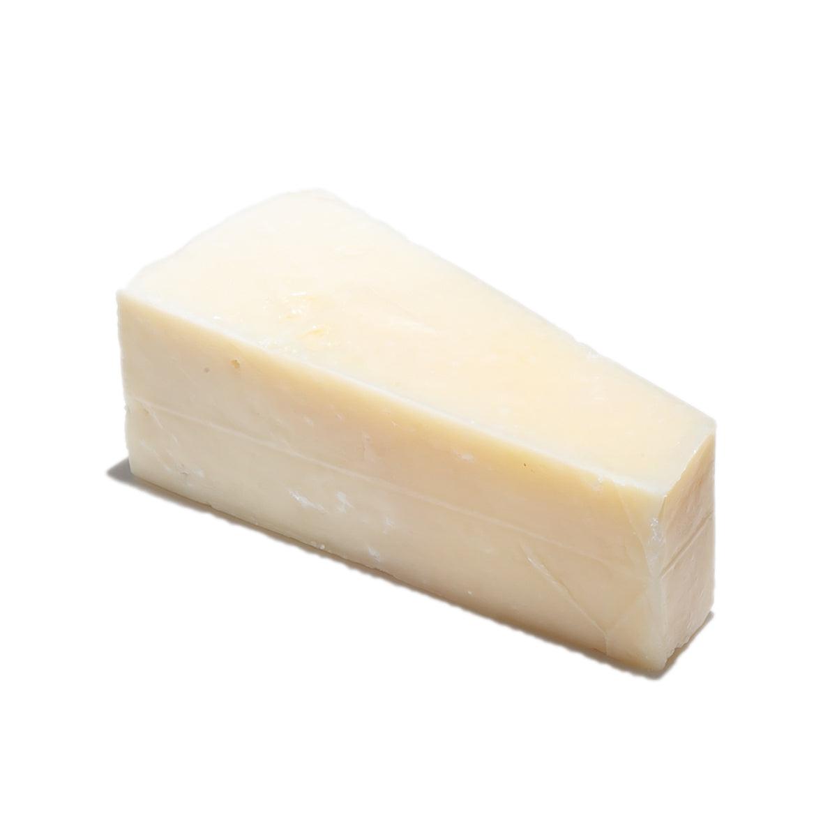 PARMAREGGIO Pecorino Romano sheep milk cheese block, pale yellow, rectangular