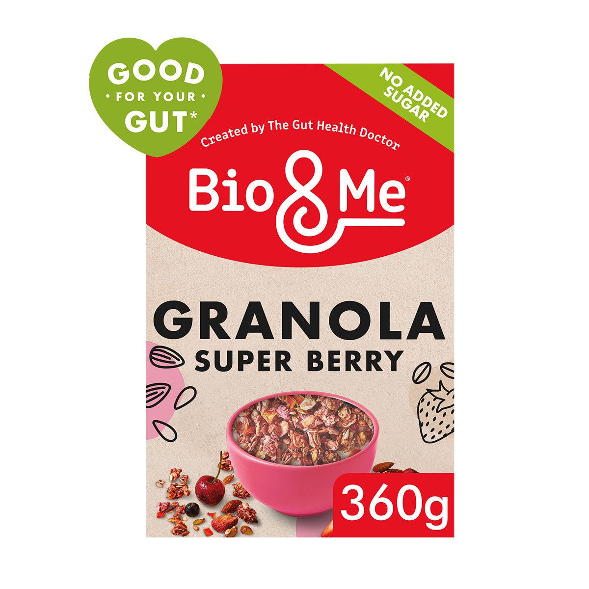 Super berry granola pouch, 360 g, Bio & Me brand
