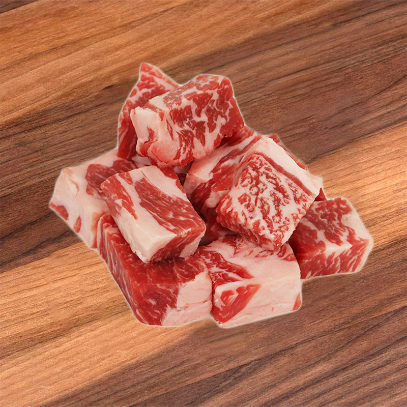 CERTIFIED ANGUS BEEF ® USA CAB Angus Beef Short Rib Boneless Cube [Previously Frozen]  (180g)