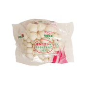 Ready-to-use shimeji mushroom pack in a sealed bag with white clusters