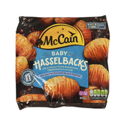 McCain Baby Hasselbacks frozen potato snack bag, sea salt & cracked black pepper, 653 g