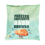 CO-OP Frozen Hash Browns 700g bag, green package with hash brown graphic