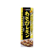TAMARUYA Lemon Wasabi Paste 28 g, yellow package front with lemon and wasabi graphics