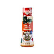Low carb roasted sesame dressing bottle with red cap and amber label