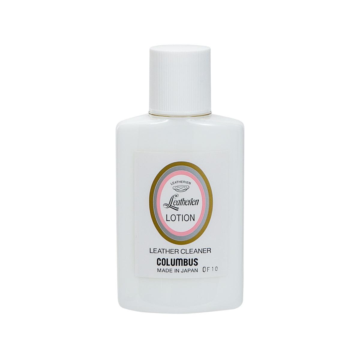 COLUMBUS leather cleaner lotion bottle, 100g, white plastic with cap