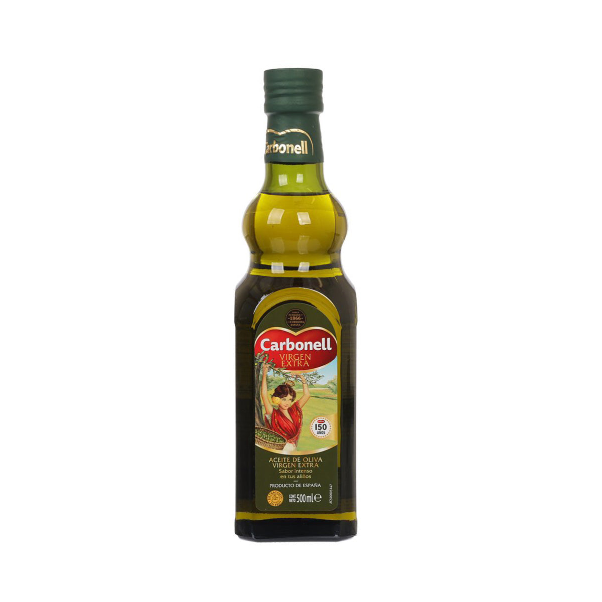 Carbonell extra virgin olive oil 500 mL bottle with front label
