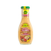 KUHNE Thousand Islands dressing bottle with green cap, 250 mL