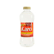 KARO light corn syrup bottle, 473 mL, clear plastic with gold cap
