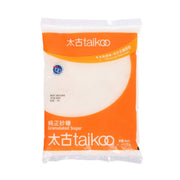 TAIKOO granulated sugar pouch, white and orange front label, 400g