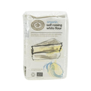 DOVES FARM organic self-raising white flour bag, 1 kg