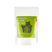 Hokkaido cube potato salty herb snack pouch with green front label
