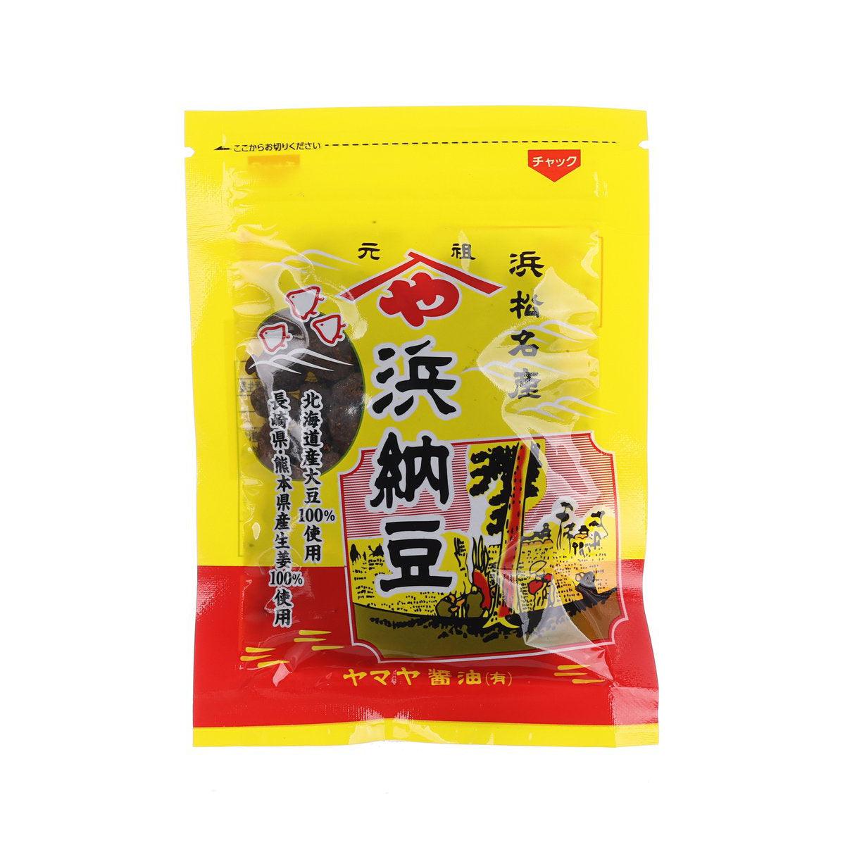 YAMAYASOYSAUCE Hamanatto dried fermented soybean pouch, 38g, yellow and red front