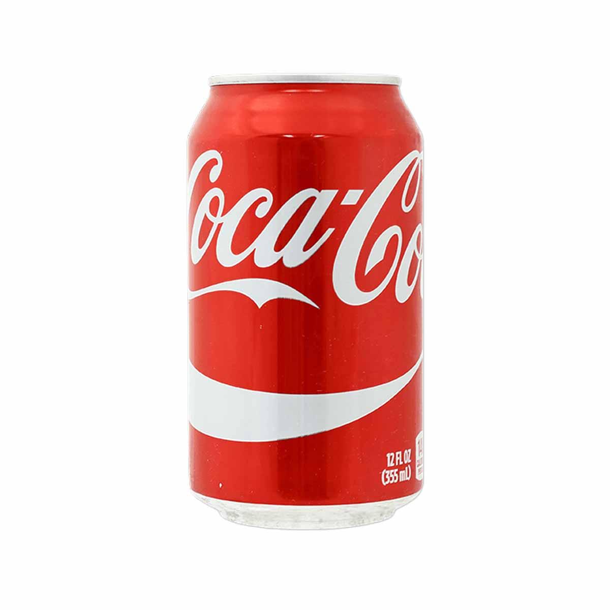 COCA-COLA Coke can, 355 mL, red with white logo and wave stripe