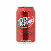 Dr. Pepper carbonated beverage can, red 12 fl oz (355 mL)