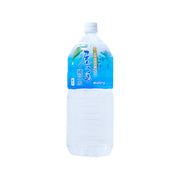 2L bottled natural water with blue front label