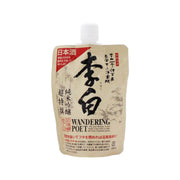 Beige spouted pouch with “WANDERING POET” label and Japanese artwork