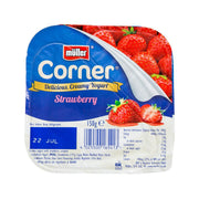 Muller Corner strawberry creamy yogurt tub, 150 g
