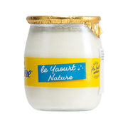 NESTLE La Laitiere natural yogurt cup, 125 g, with gold foil lid
