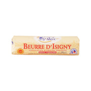 ISIGNY unsalted butter roll, 250 g, rectangular foil-wrapped stick