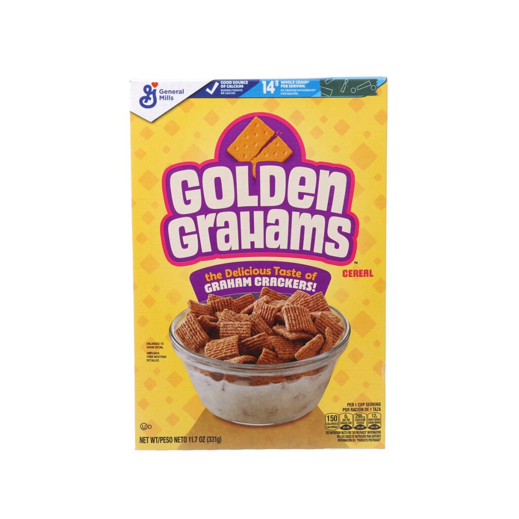GENERALMILLS Golden Grahams cereal box with graham crackers, 331g