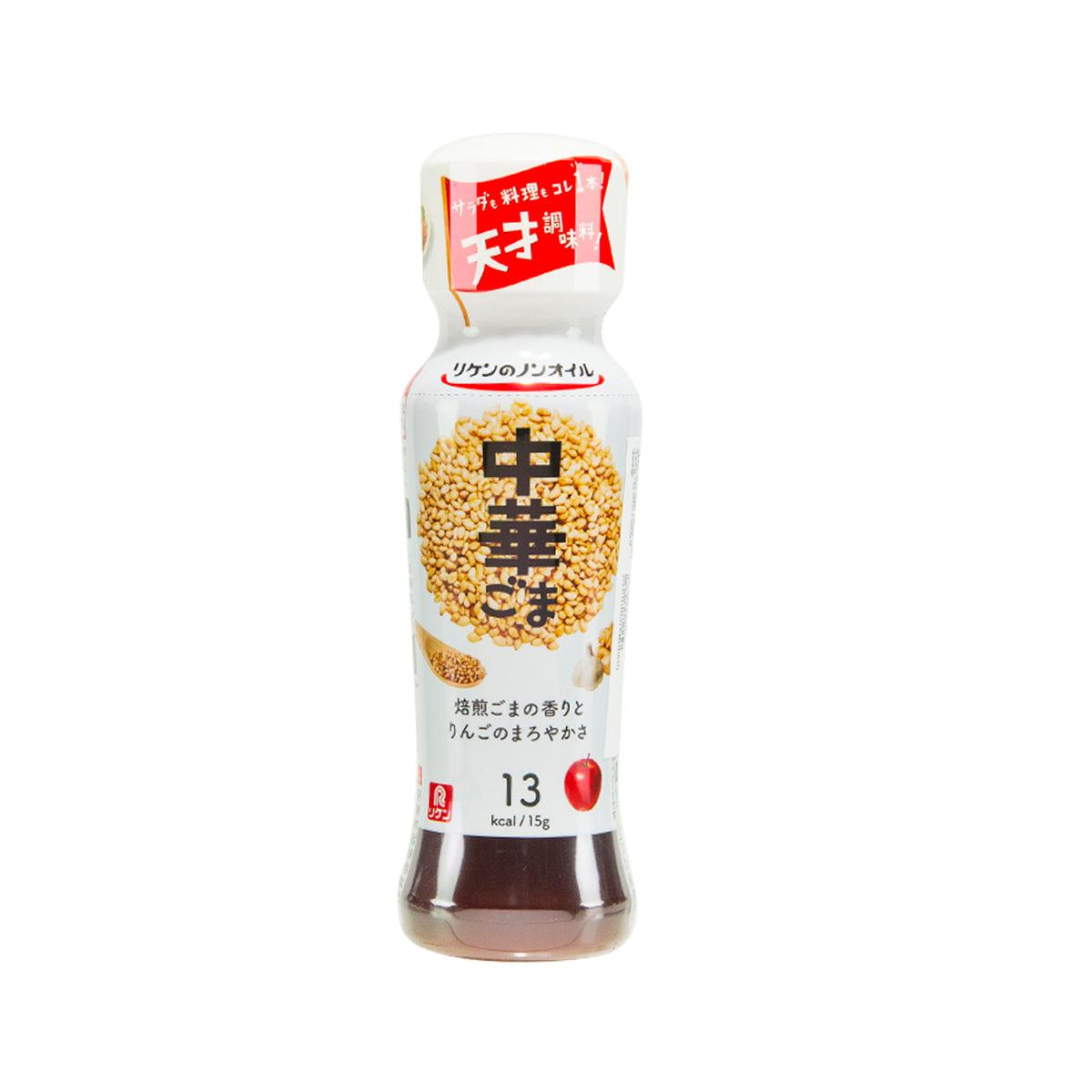 RIKEN chuka sesame salad dressing bottle, 190 mL, dark brown sauce