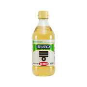MIZKAN grain vinegar bottle, 500 mL, with yellow cap and label