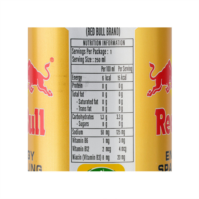 RED BULL Sparkling Energy Drink - Apple Muscat Grape Flavour [Can]  (250mL)