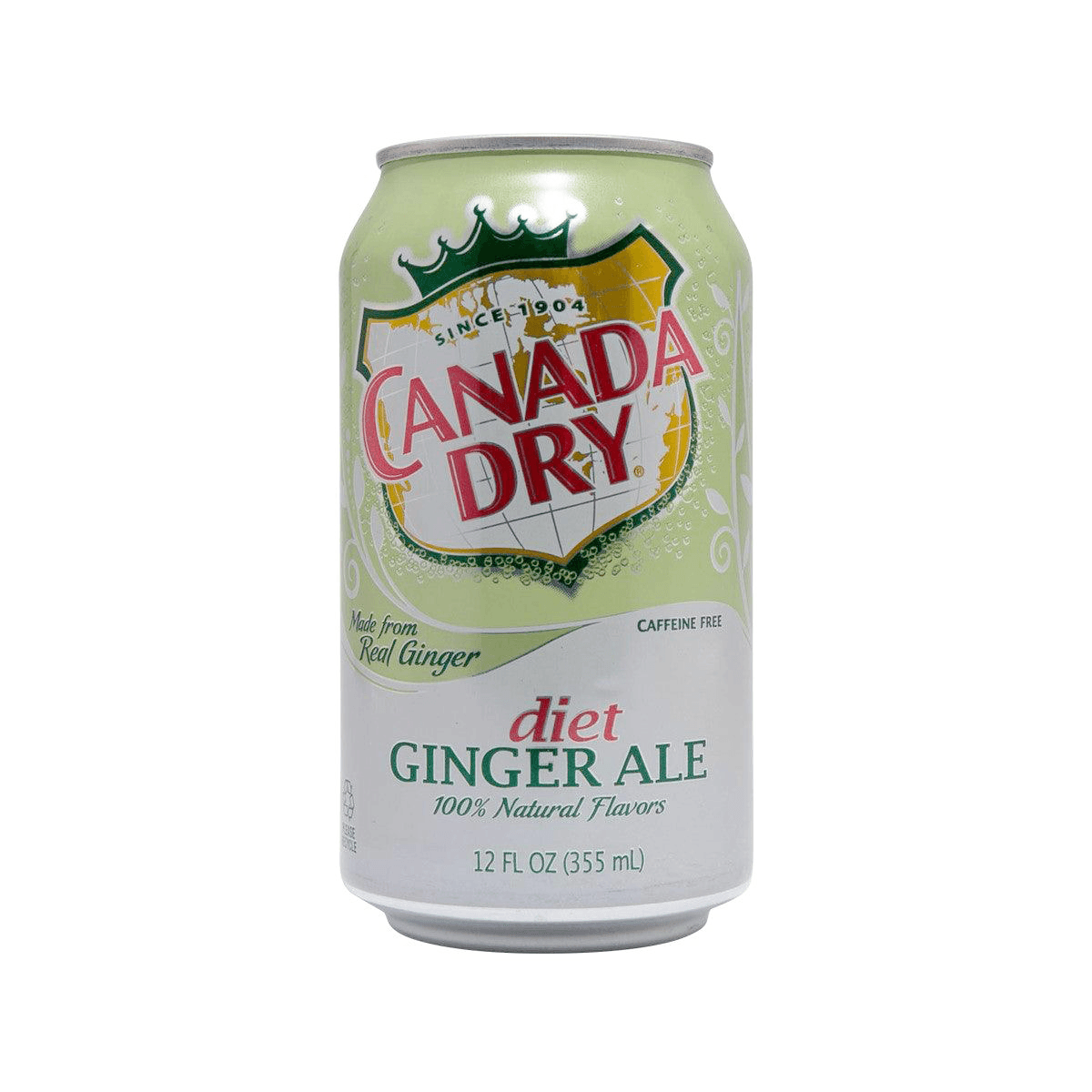 Canada Dry diet ginger ale can, caffeine free, 12 fl oz (355 mL)