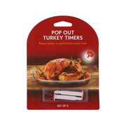 Red Pop Out Turkey Timers set of 2 package with small spring timer pieces