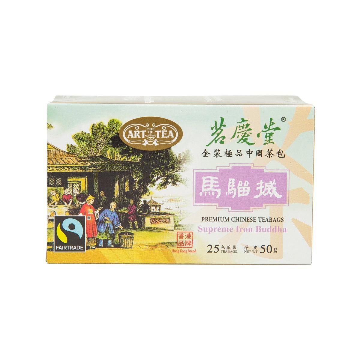 ART OF TEA premium Chinese tea bag box, Supreme Iron Buddha, 25 teabags, 50g