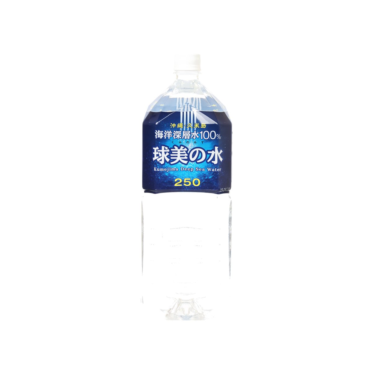 KUMEJIMA 2L bottled water with blue front label