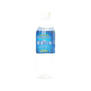 500 mL water bottle carton with blue-and-white front label