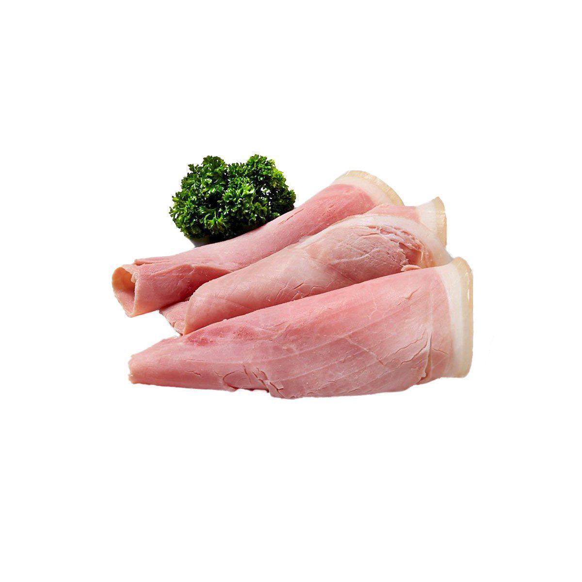 MATRE classic cooked ham slices, pink cured meat pieces