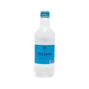 HILDON natural mineral water bottle, 330 mL, blue cap and label