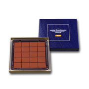 ROYCE' Nama Chocolate au lait box with grid of square chocolates, 20 pieces