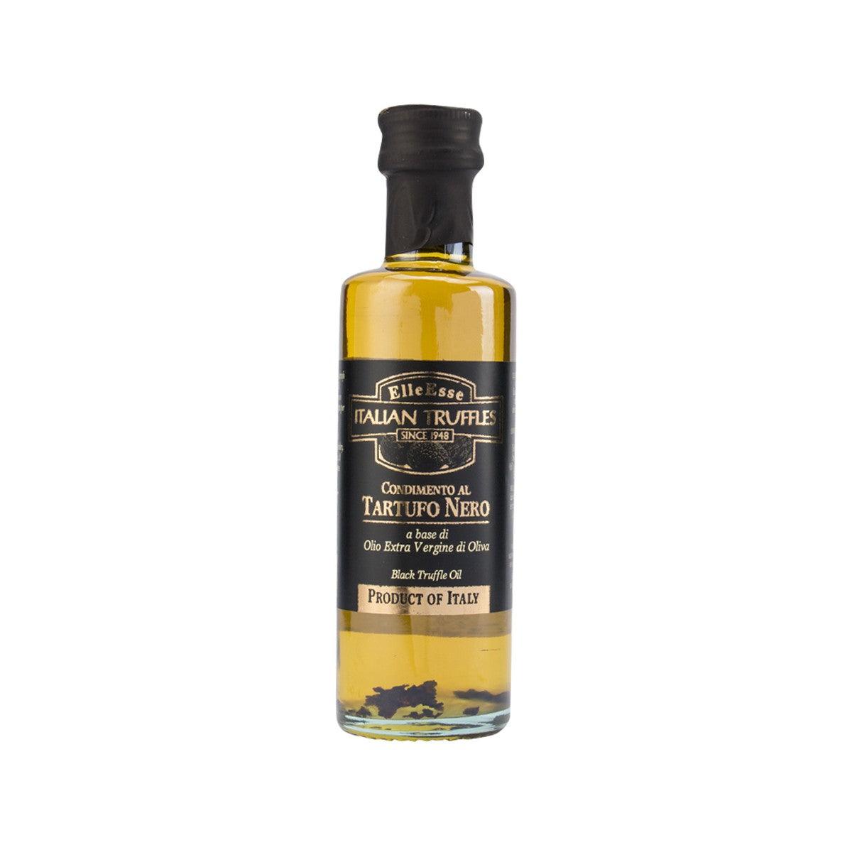 ELLE ESSE truffle extra virgin olive oil bottle, black truffle label, 100 mL
