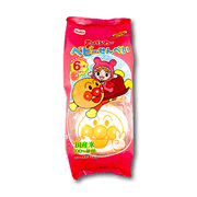 Baby cracker snack bag with Anpanman character, 6 servings, 100% rice