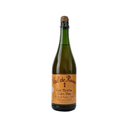 VAL DE RANCE sweet cider bottle with cork and front orange label