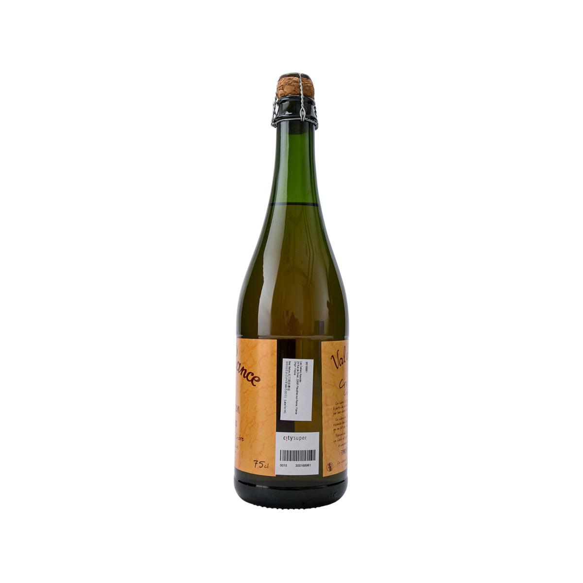 VAL DE RANCE sweet cider bottle with back label and barcode