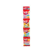 Morinaga Manna Biscuit 52g red portable snack pack with cartoon graphics